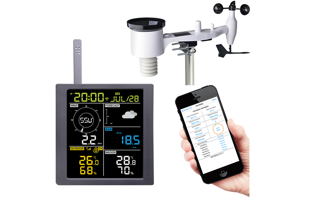 WN1920 WiFi Color Weather Station